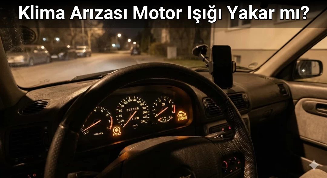 Klima Arızası Motor Işığı Yakar mı?